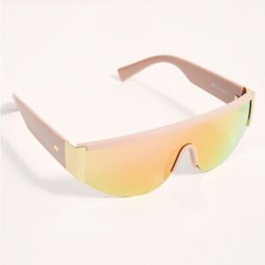 Le Specks Blush New Stylish Pink and Gold Sunglasses